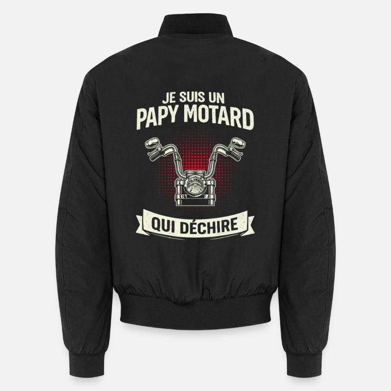Opa-Biker, der Geburtstagsgeschenk-Idee reißt Unisex Bomberjacke