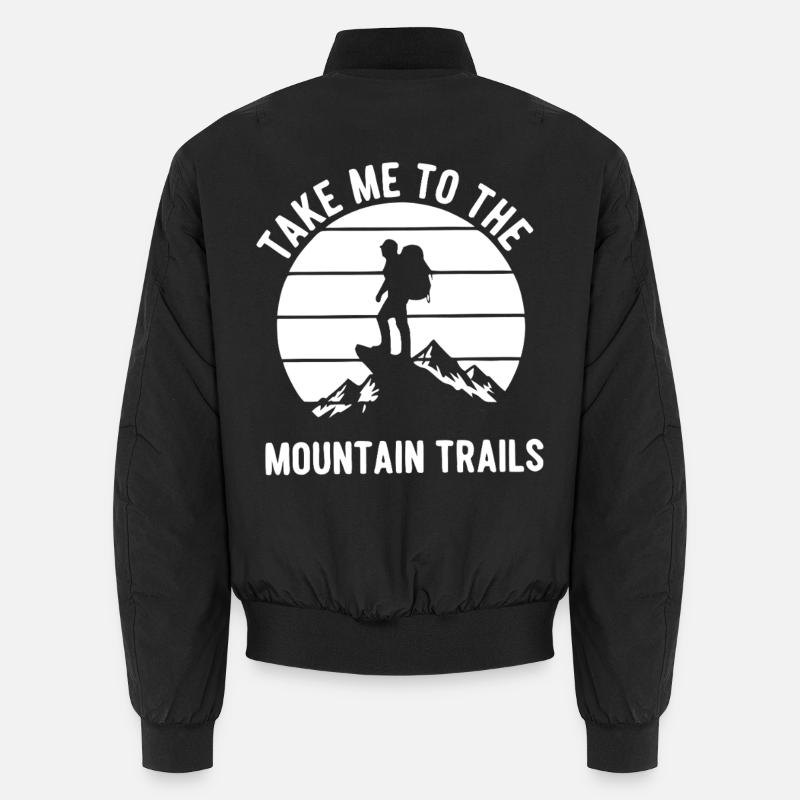 Mountain Trail Wanderer Unisex Bomberjacke