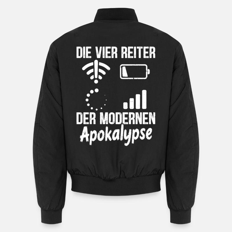 Nerd DIE VIER REITER DER MODERNEN APOKALYPSE Unisex Bomberjacke