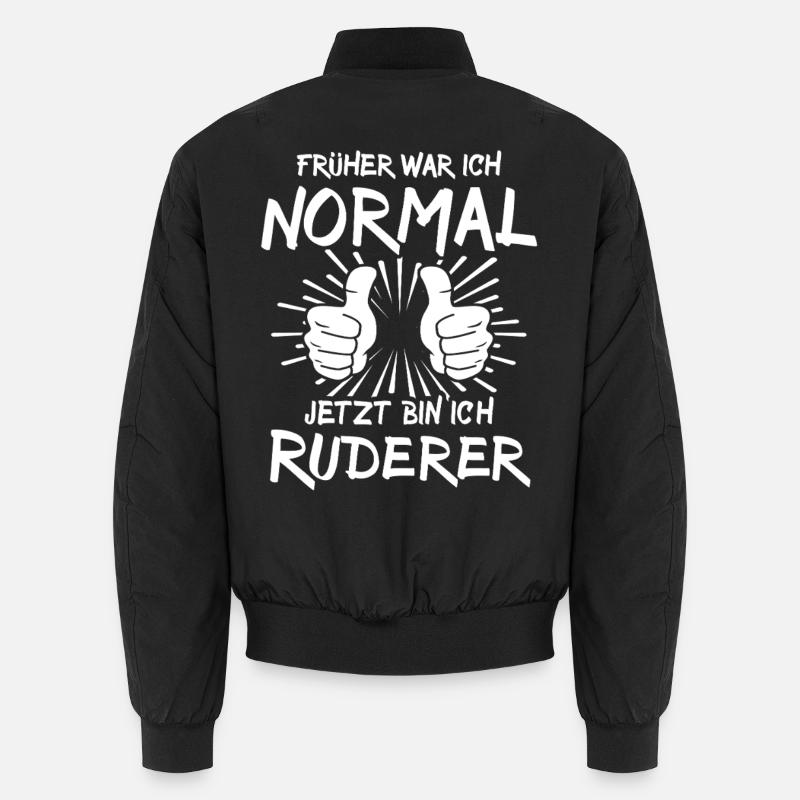 Rower - Unisex Bomber Jacket - black