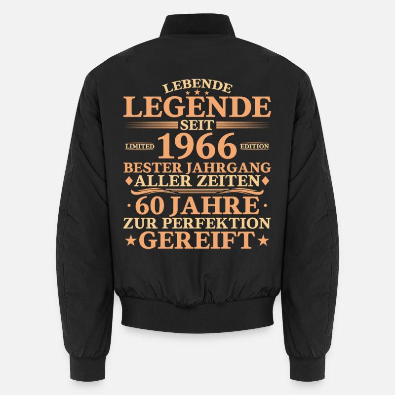 1966 Né 60 ans Bomber unisexe