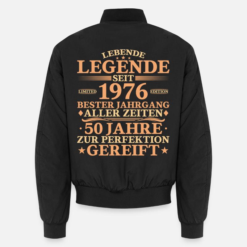 1976 Né 50 ans Bomber unisexe