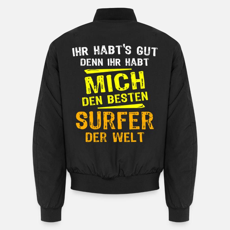 Surfer Geschenk Unisex Bomberjacke