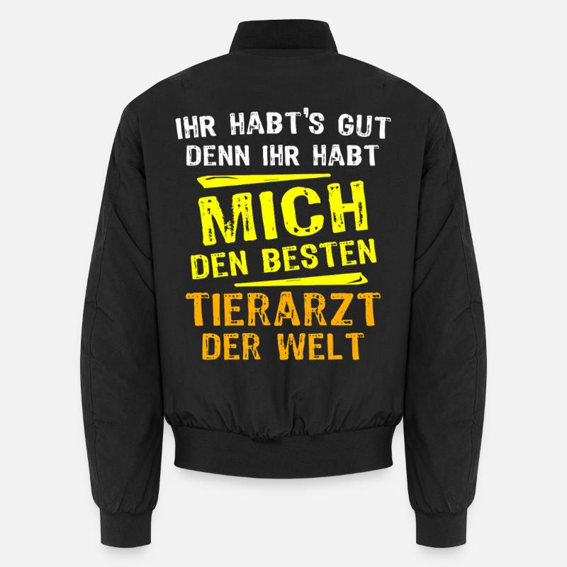 Tierarzt Geschenk Unisex Bomberjacke