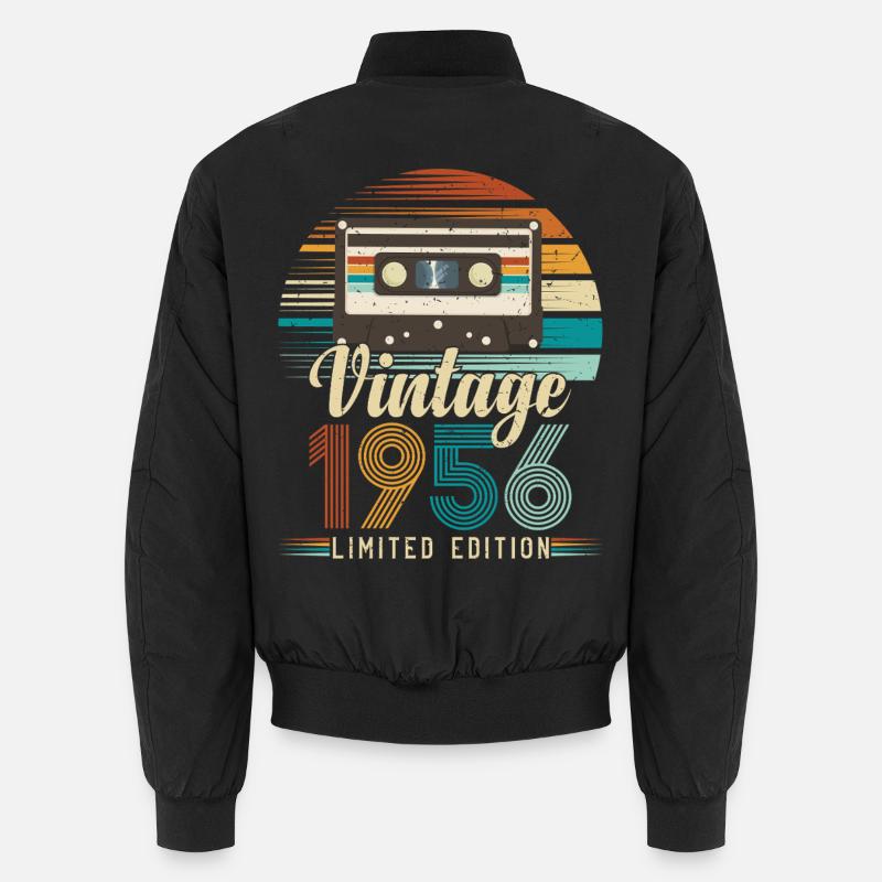 70-jähriges Jubiläum 1956 Geburtstagsgeschenk Unisex Bomberjacke