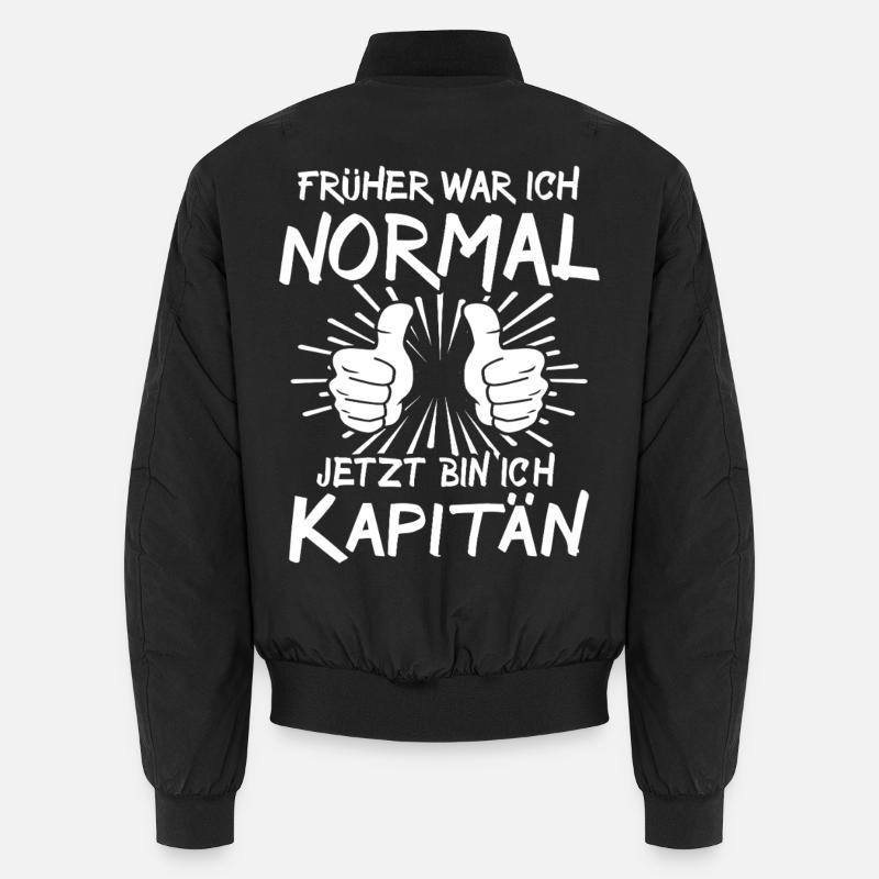captain - Unisex Bomber Jacket - black