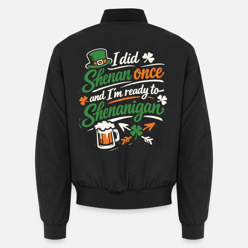 Ready vor Shenanigans | St. Patrick's Day Unisex Bomberjacke