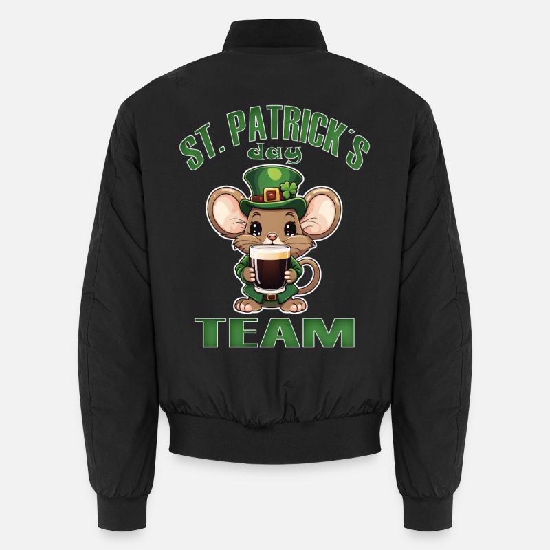 St. Patrick's Mouse Bier, Irische Partei Unisex Bomberjacke
