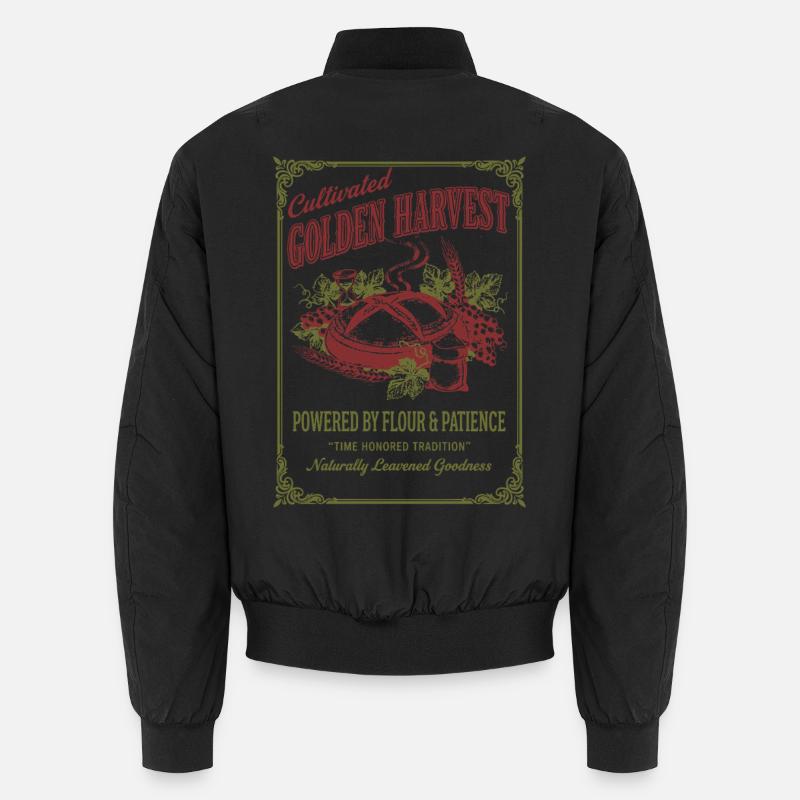 Sauerteigbrot Backbäcker Lokaler Sauerteig Unisex Bomberjacke