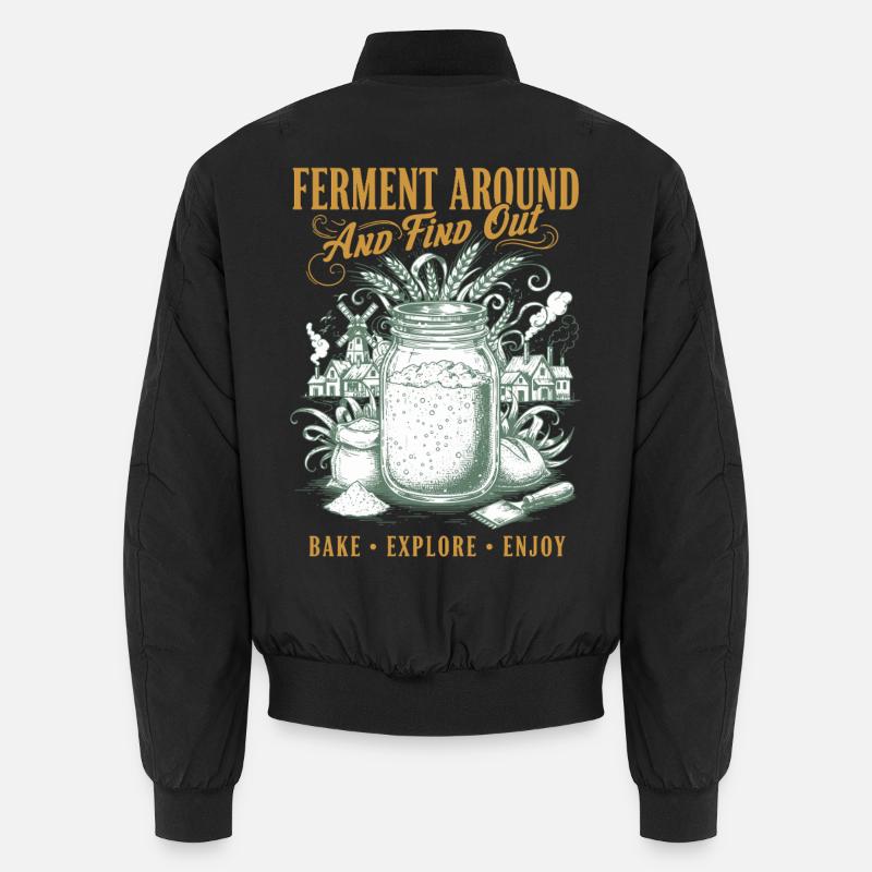 Fermentation au levain autour et découvrez la cuisson du pain Bomber unisexe