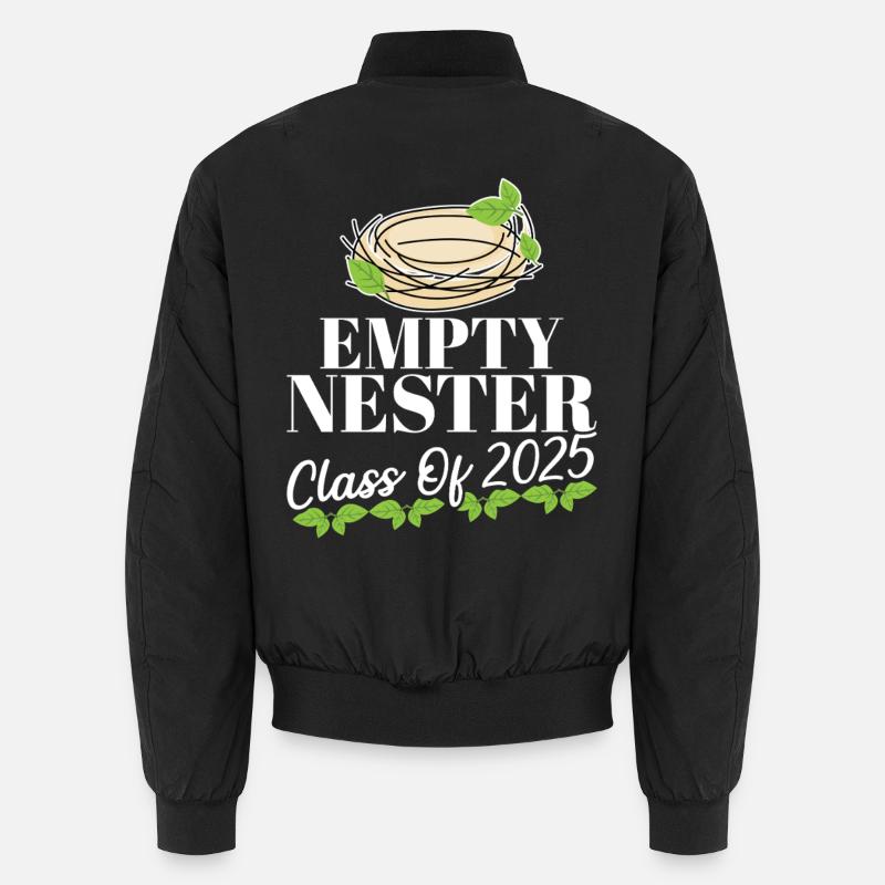 Empty-Nest-Syndrom Sohn Highschool-Absolvent Leer Unisex Bomberjacke