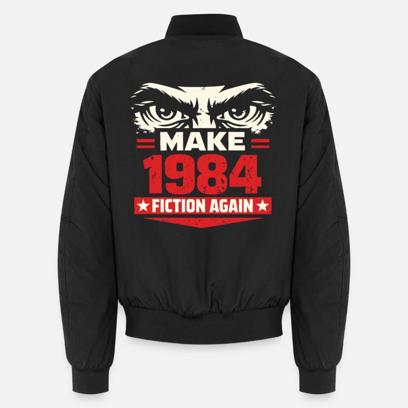 Make 1984 Fiction Again Unisex Bomberjacke