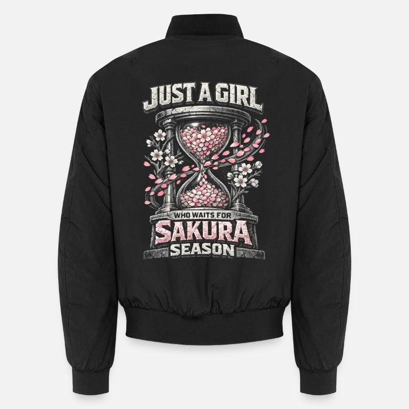 Kirschblüten Sakura Kirschblüte Unisex Bomberjacke