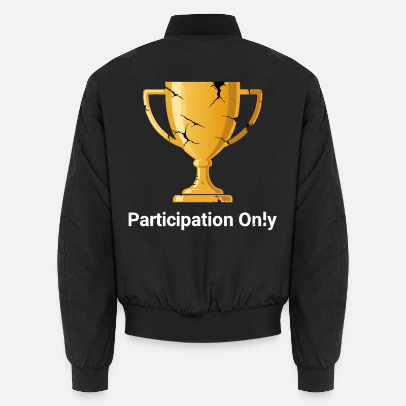 Participant Cup - Unisex Bomber Jacket - black