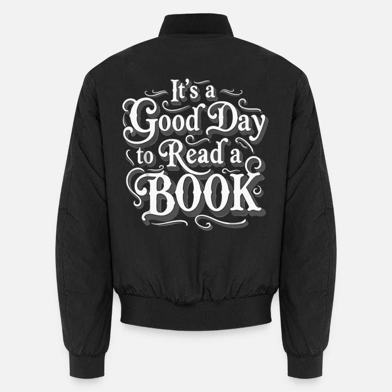 Good Day To Read A Book Unisex Bomber Jacket