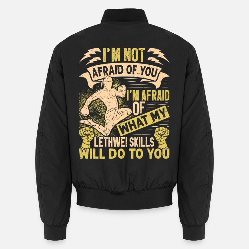  Burmese Boxer Lethwei Instructor Training Myanmar Unisex Bomber Jacket