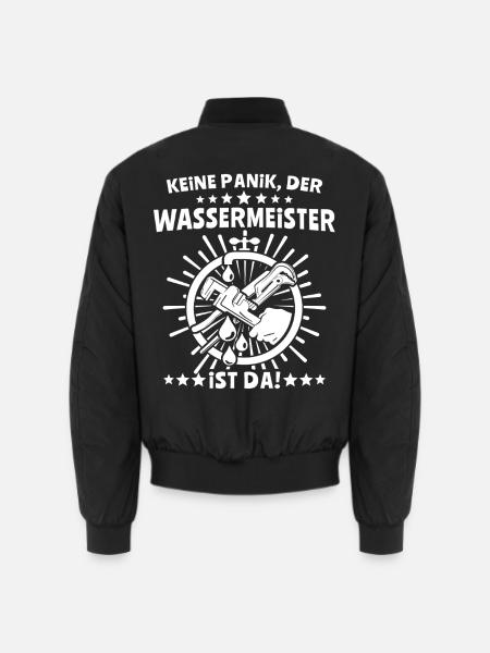 Wassermeister - Unisex Bomberjacke - Schwarz