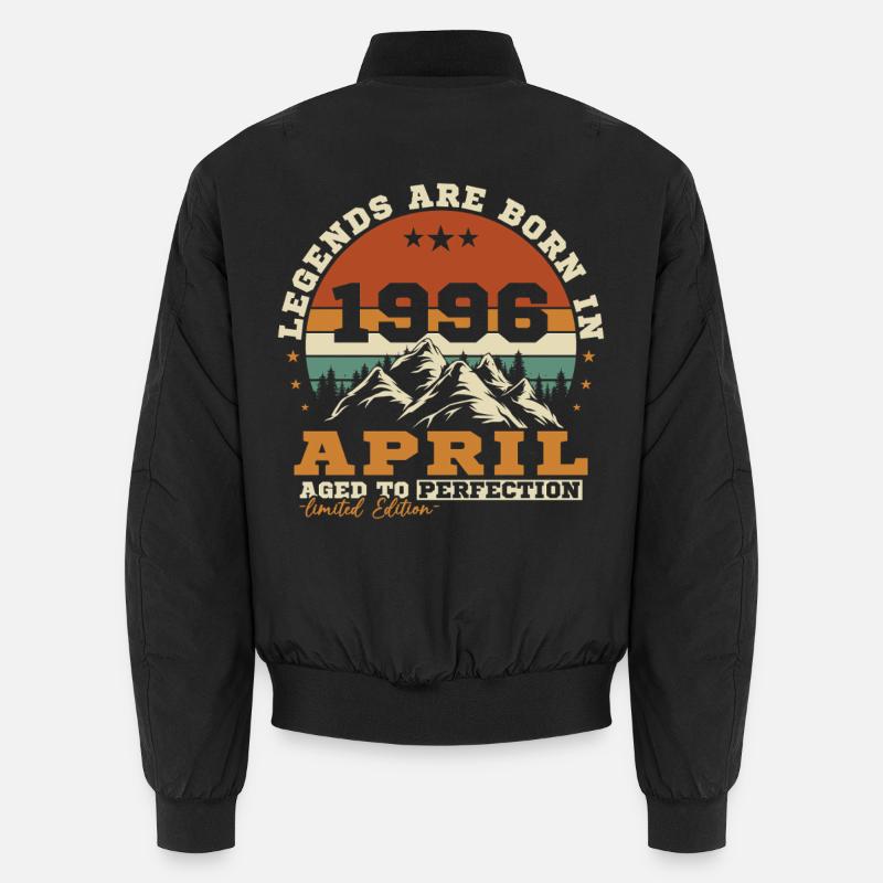 April 1996 Vintage-Geburtstagsgeschenk Unisex Bomberjacke