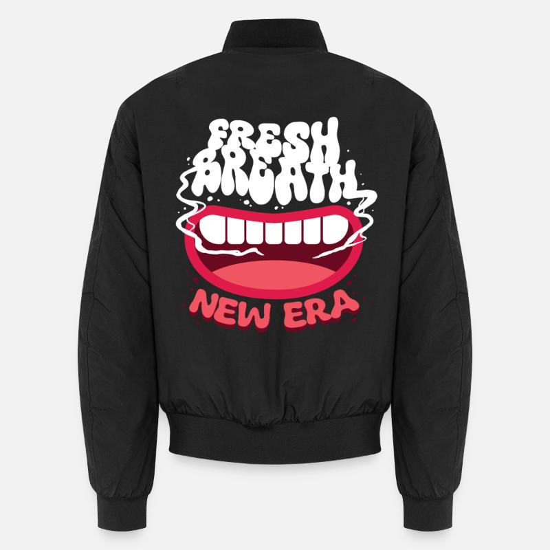 Nichtraucher Ex Raucher Fresh Breath Unisex Bomberjacke