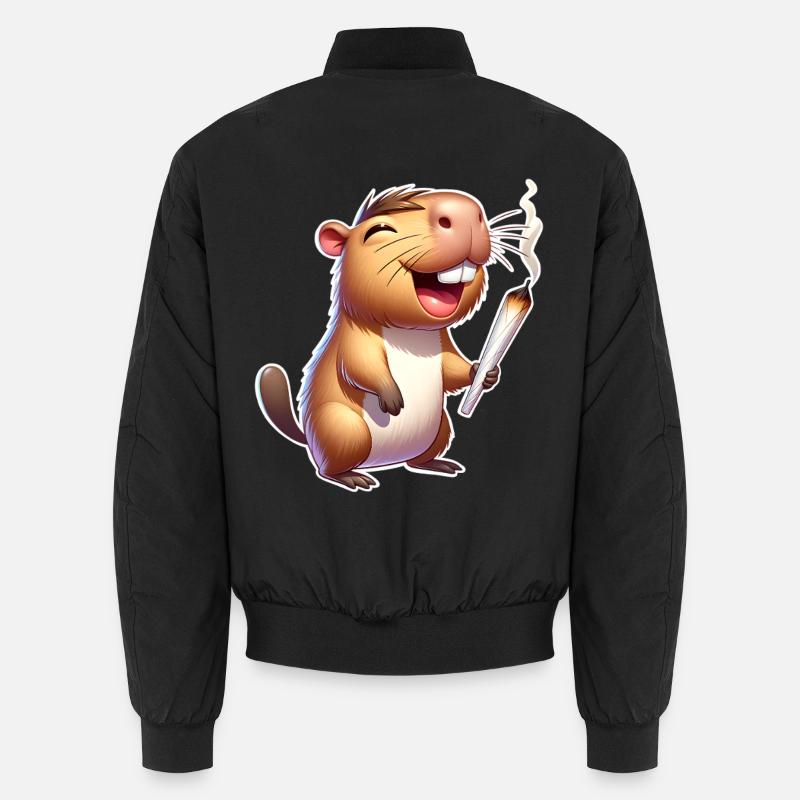 Mauvaise herbe de la capybara Bomber unisexe