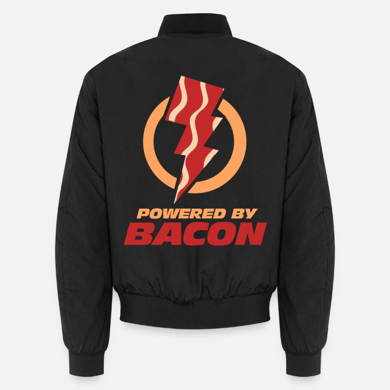 Propulsé par Bacon Lightning Bomber unisexe