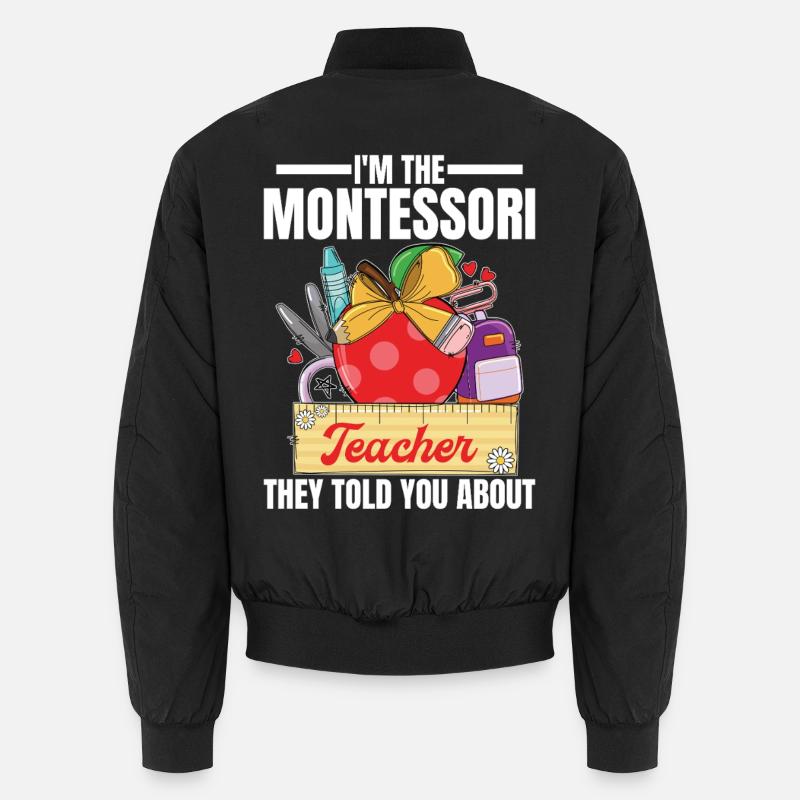 Schullehrer-Mitarbeiter-Methodenausbildung Unisex Bomberjacke