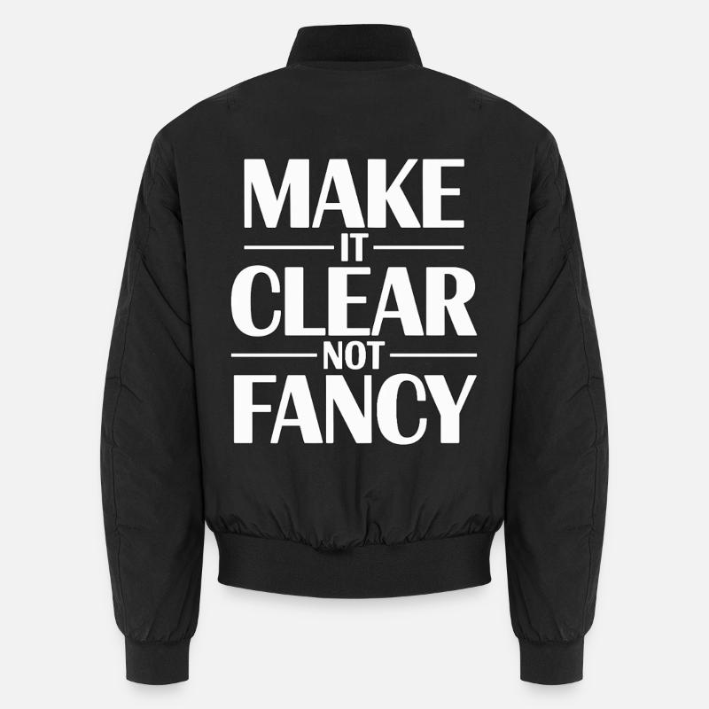 Enseignant en design : rendre ça clair : designer visuel Bomber unisexe