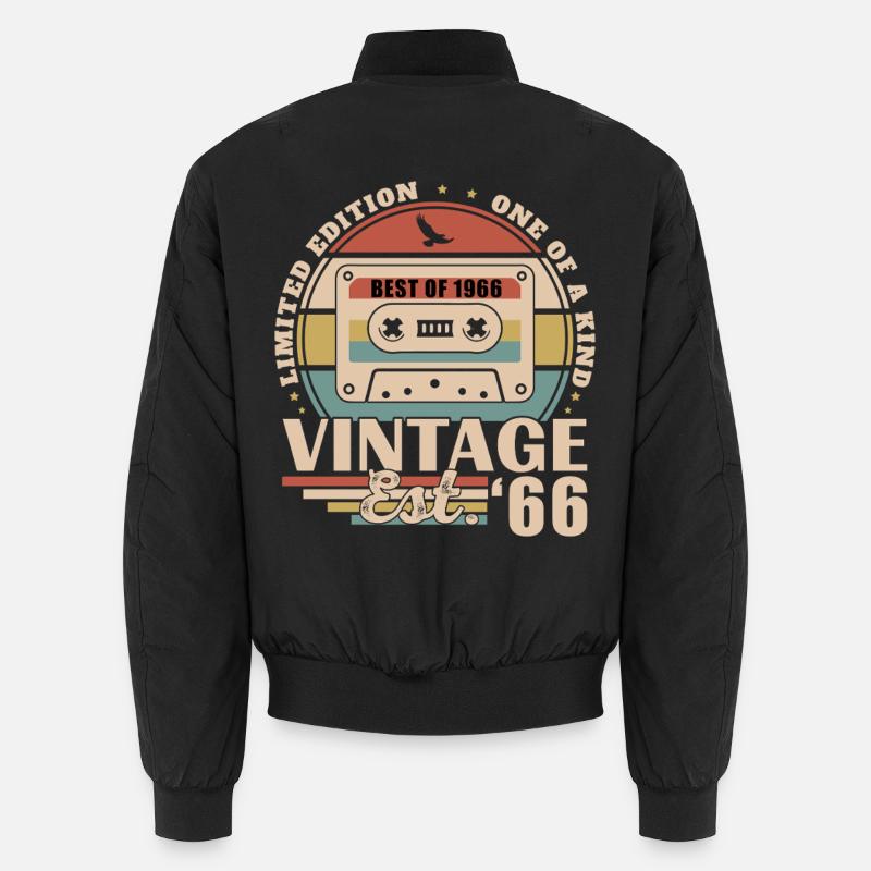 1966 Vintage Retro Birthday Gift Unisex Bomber Jacket