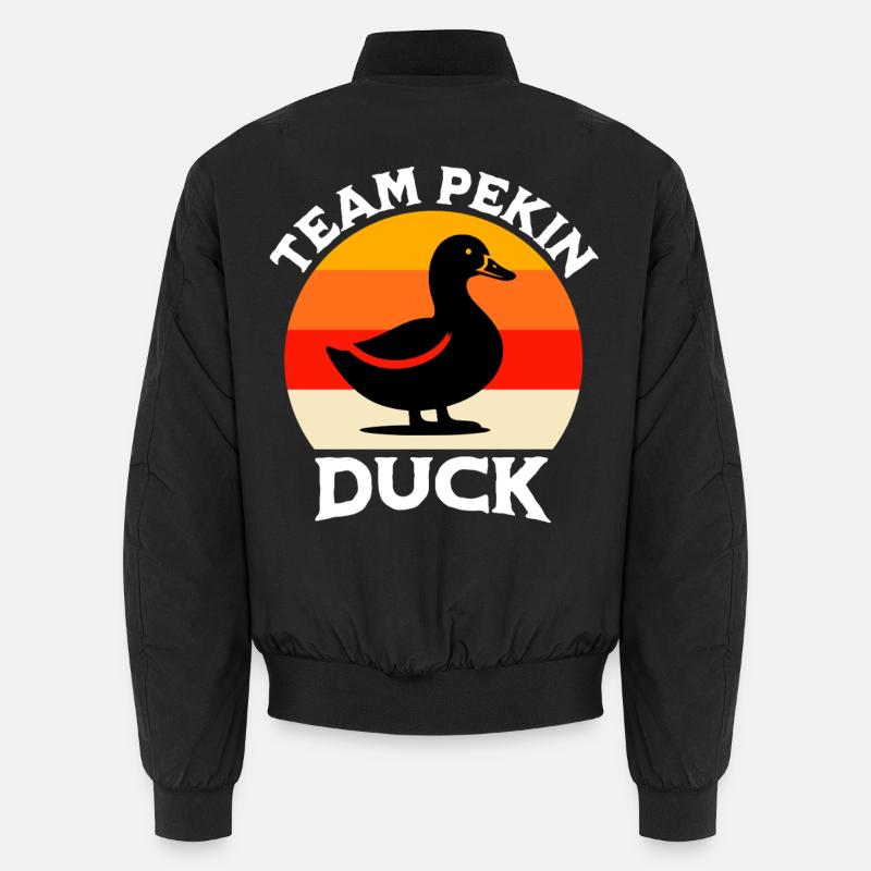 Team Peking Duck - Unisex Bomber Jacket - black