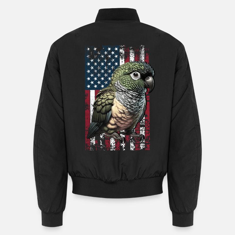 Conure de Patagone Perruche des États-Unis Bomber unisexe