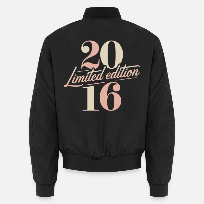 2016 Limited Edition Geburtstag Unisex Bomberjacke