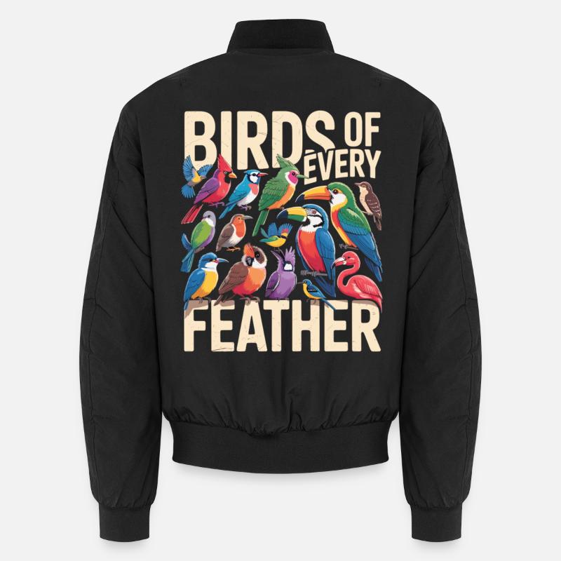 Vogel des Oiseaux de Chaque Plume Bomber unisexe