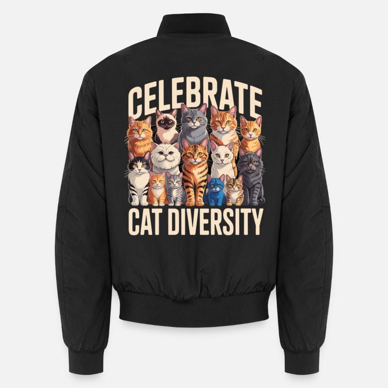 Celebrate Cat Diversity Cats Unisex Bomber Jacket