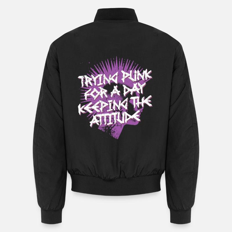 Punk For A Day Unisex Bomberjacke
