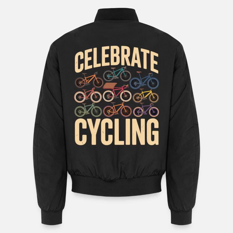 Célébrez le Cyclisme Rétro Bomber unisexe