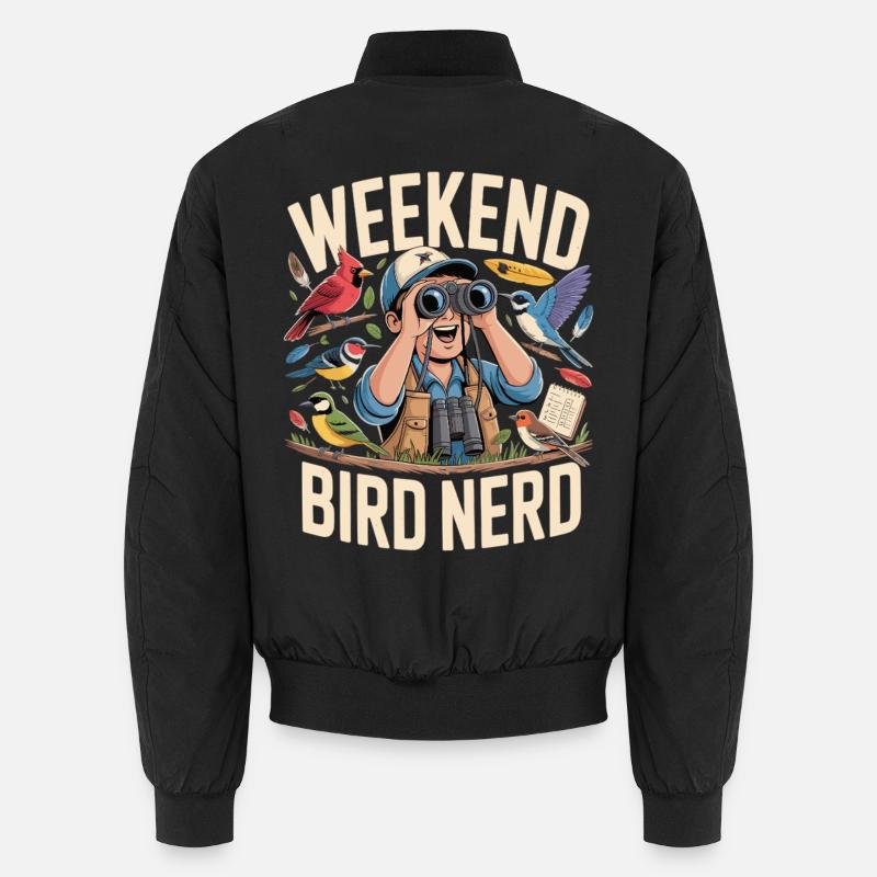 Ornithologue du week-end Bird Nerd Observateur Bomber unisexe