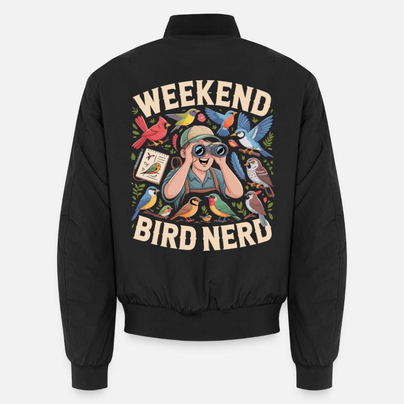Ornithologue du week-end Bird Nerd Observateur Bomber unisexe