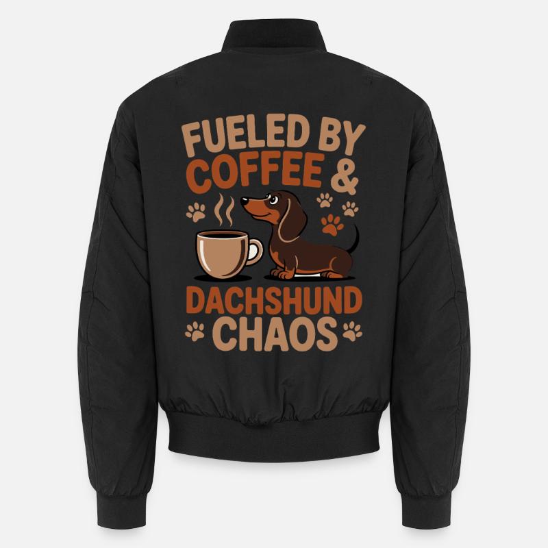 Chaos du Café Teckel - Bomber unisexe - noir