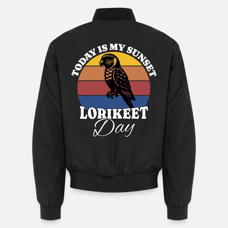 Forstenlori Sunset Lorikeet Unisex Bomber Jacket
