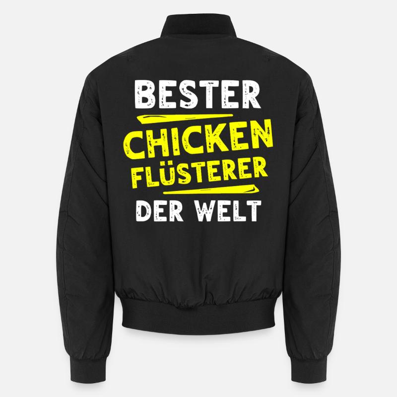 Chicken Geschenk Unisex Bomberjacke