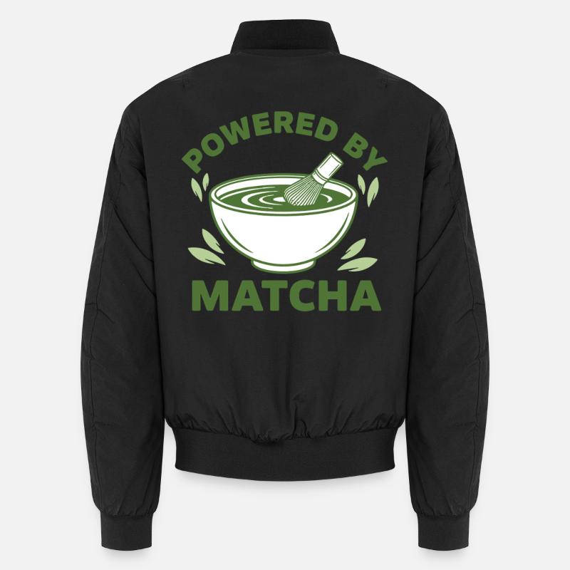 Propulsé par le thé vert matcha Matcha Latte Lover Bomber unisexe