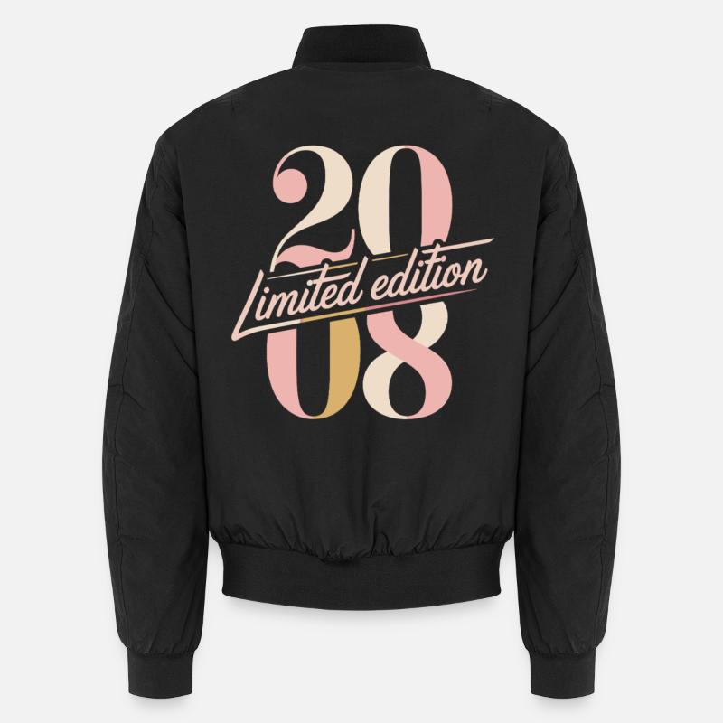2008 Limited Edition Geburtstag Unisex Bomberjacke