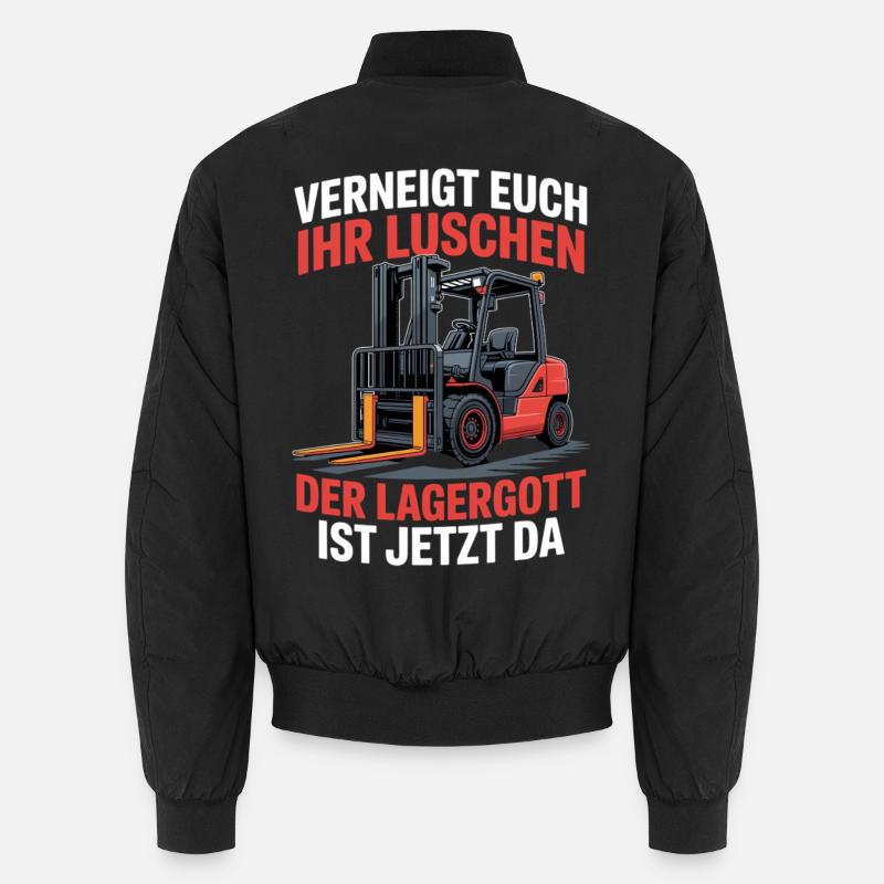 Lagerist - Unisex Bomberjacke - Schwarz