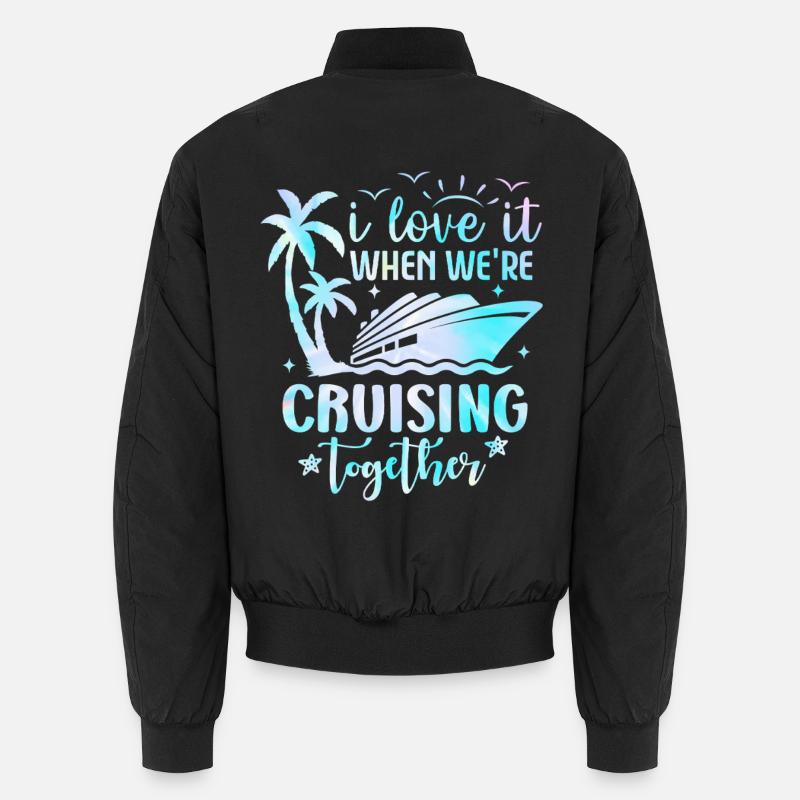 Croisière ensemble Palms & Yacht - Bomber unisexe - noir