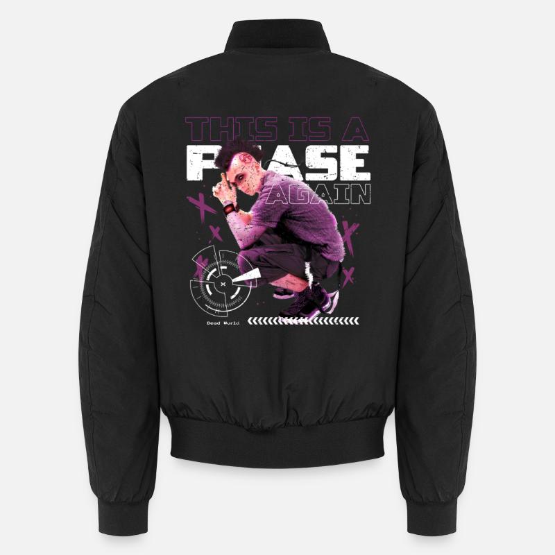 Punk For A Day This Is A Phase Again Unisex Bomberjacke