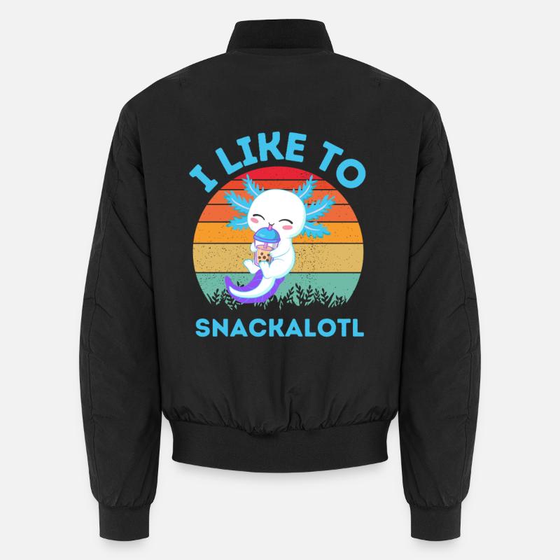 Kawaii Snackheld Bubble Tea Unisex Bomberjacke