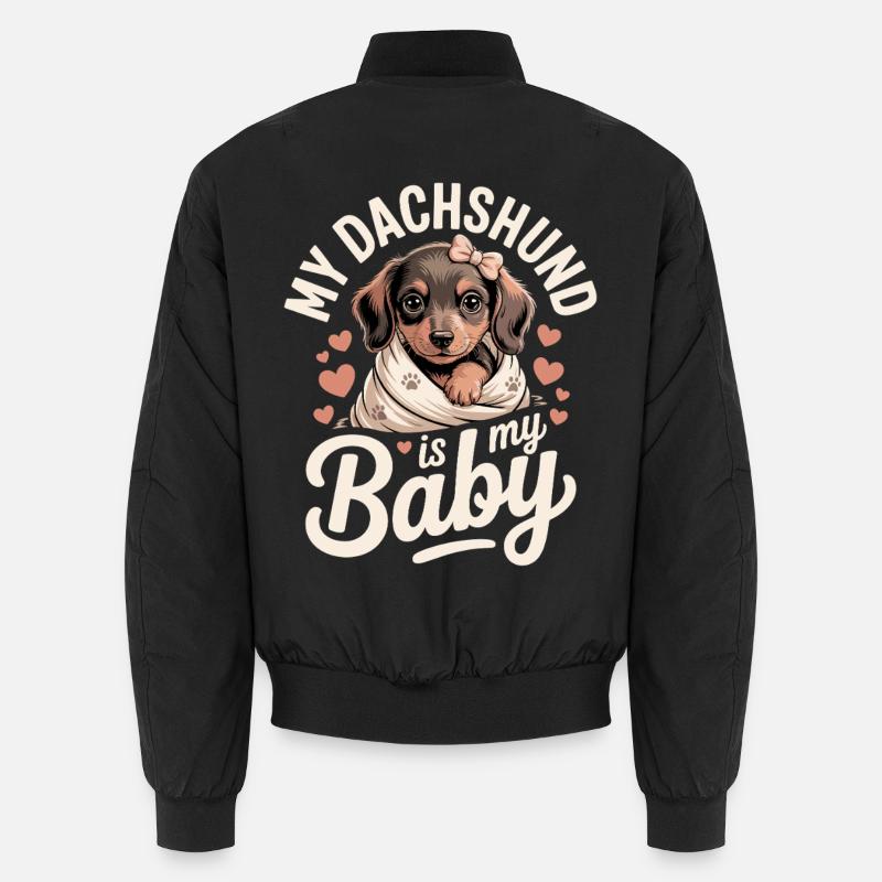 Dackel Baby Unisex Bomberjacke