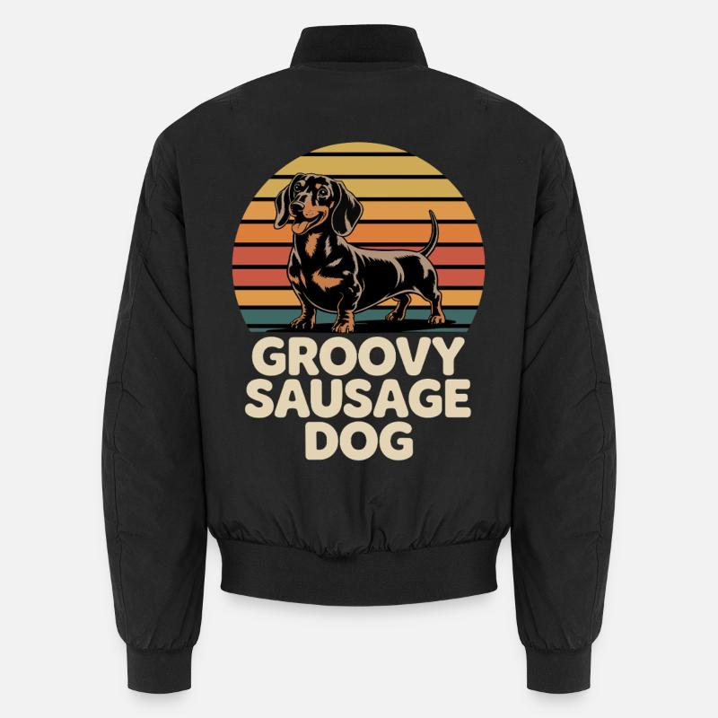 Teckel groovy Bomber unisexe