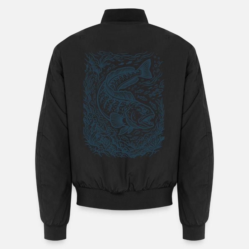 Seewolf | Steinbeißer | Unterwasserfisch Unisex Bomberjacke