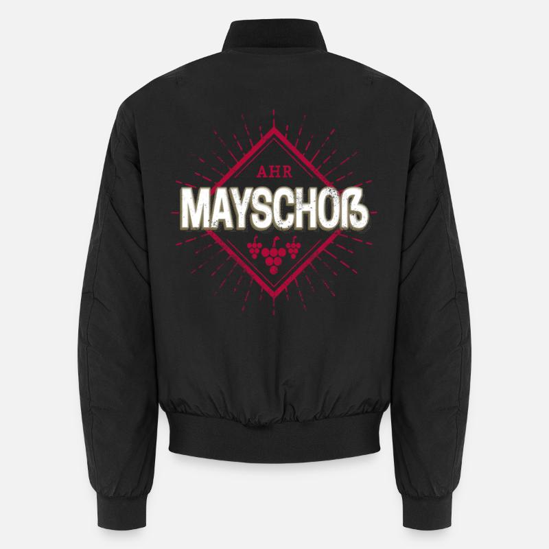 Mayschoß an der Ahr Retro Weintrauben Souvenir Unisex Bomberjacke